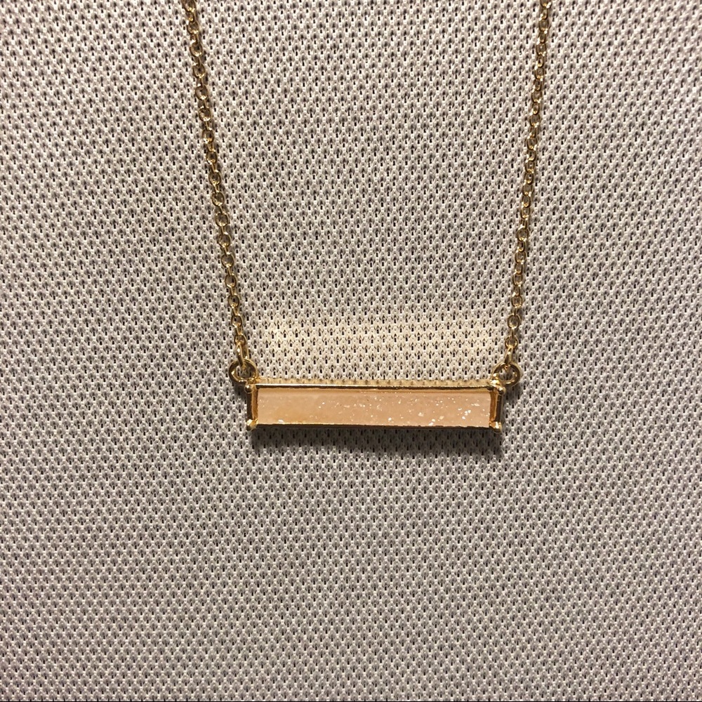Druzy necklace
